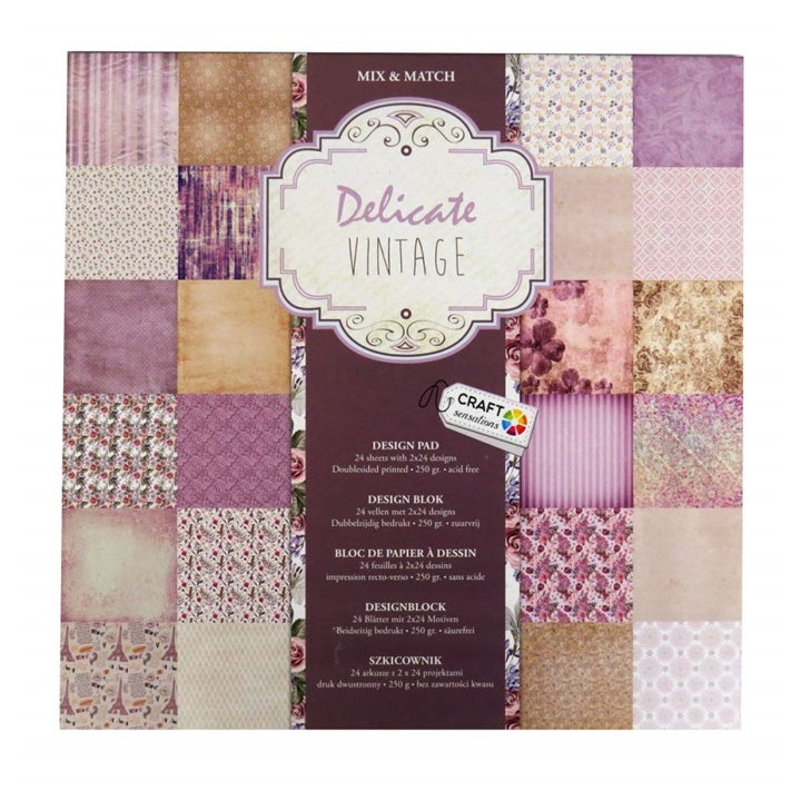 Papier do scrapbookingu Craft Sensations 30,5 x 30,5 cm / 24 ark. | Artmie