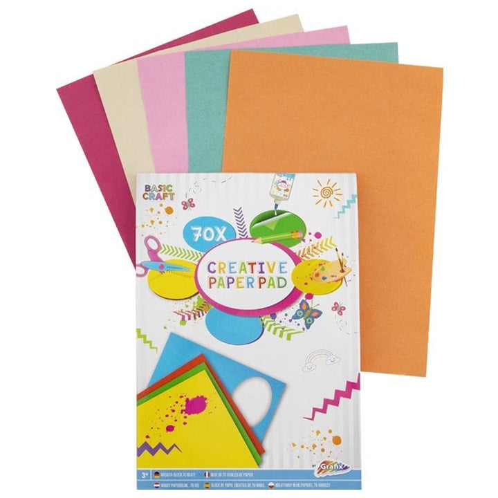 Papier kolorowy format A4 / zestaw 70 ark. | Artmie