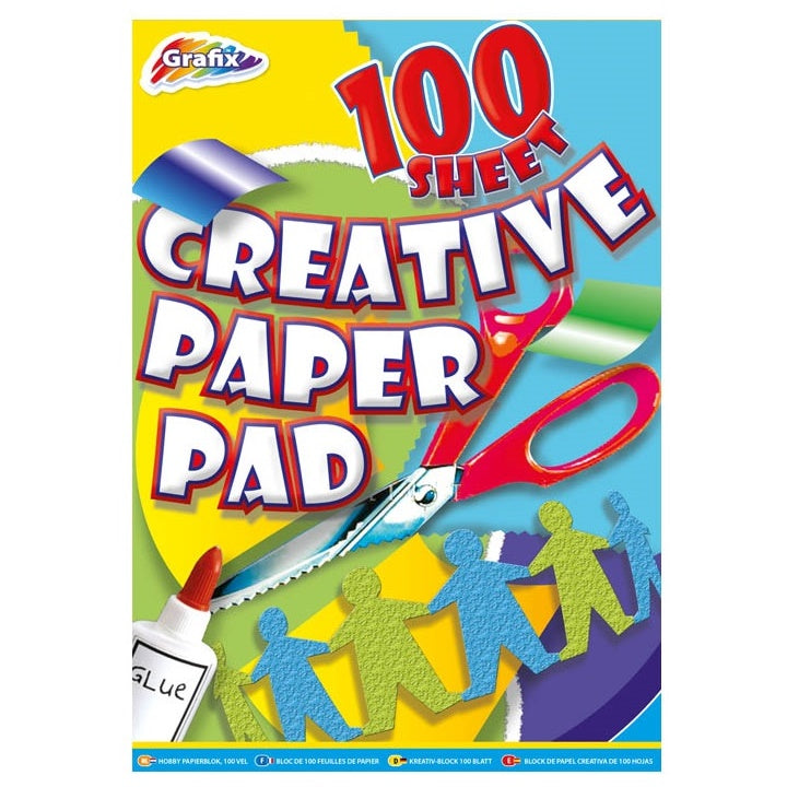Papier kolorowy Grafix 21 x 30 cm - blok 100 ark. | Artmie