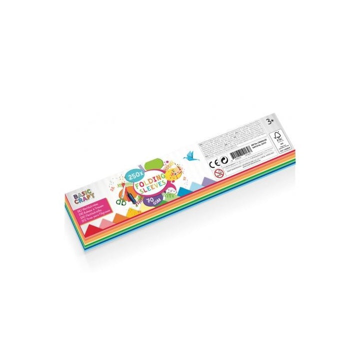 Papier kolorowy paski / zestaw 250 szt | Artmie