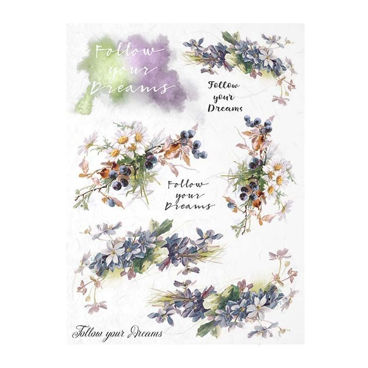 Papier ryżowy ITD - Follow Your Dreams / A4 | Artmie