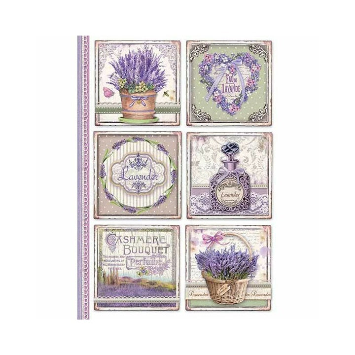 Papier ryżowy - Lawenda Provence / A4 | Artmie
