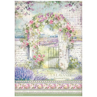 Papier ryżowy  - Provence arch / A4 | Artmie