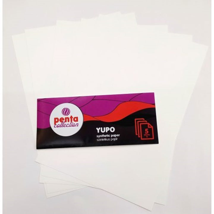 Papier syntetyczny YUPO Pentart 5 szt. | Artmie