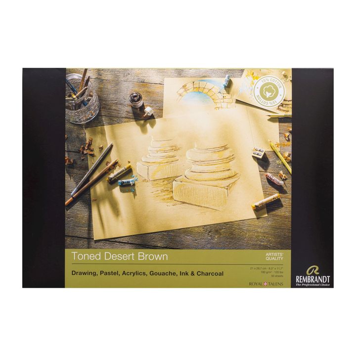 Papier tonowany Rembrandt Desert Brown | różne wymiary | Artmie