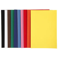 Papier welurowy A4 - różne kolory / zestaw 10 ark. | Artmie