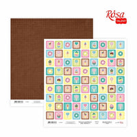 Papiery do scrapbookingu 30.48 x 30.48 cm Cake delicious | różne motywy