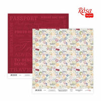 Papiery do scrapbookingu 30.48 x 30.48 cm Make your journey | różne motywy
