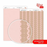 Papiery do scrapbookingu Lace A4 | różne motywy