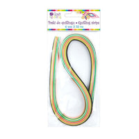 Paski papierowe do quillingu 6 mm, 108 szt., pastelowe odcienie | Artmie