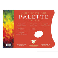 Papierowa paleta malarska CLAIREFONTAINE 90 g/m2 - 24 x 32 cm, 40 arkuszy