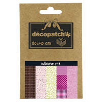 Papiery do decoupage CLAIREFONTAINE Decopatch 30 x 40 cm – kolekcje 6 – 20