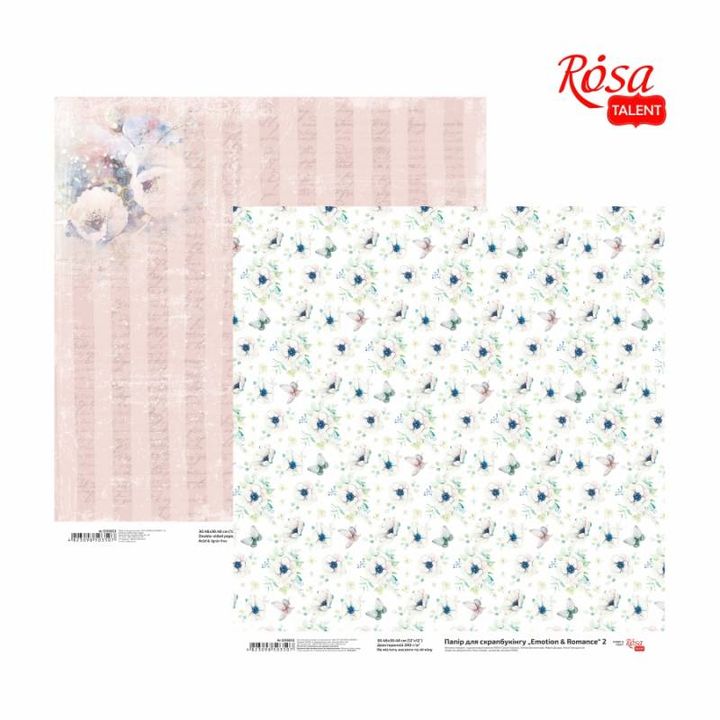 Papiery do scrapbookingu 30.48 x 30.48 cm Emotion and Romance | różne motywy | Artmie