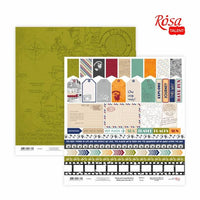 Papiery do scrapbookingu 30.48 x 30.48 cm Make your journey | różne motywy | Artmie