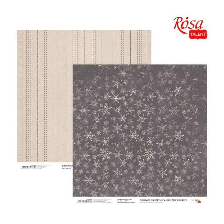Papiery do scrapbookingu 30.48 x 30.48 cm New Years magic | różne motywy | Artmie