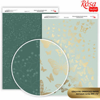 Papiery do scrapbookingu Butterflies A4 | różne odcienie | Artmie