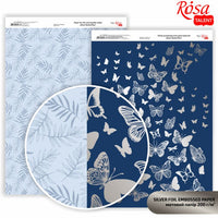 Papiery do scrapbookingu Butterflies A4 | różne odcienie | Artmie