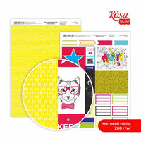 Papiery do scrapbookingu Color Style A4 | różne motywy | Artmie