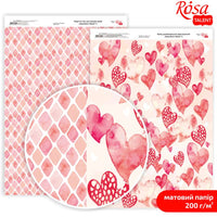 Papiery do scrapbookingu Love Mood A4 | różne motywy | Artmie