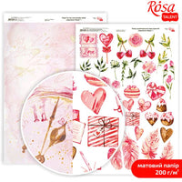 Papiery do scrapbookingu Love Mood A4 | różne motywy | Artmie