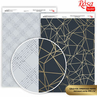 Papiery do scrapbookingu Polygon A4 | różne odcienie | Artmie
