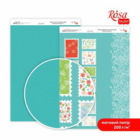 Papiery do scrapbookingu Tenderness flowers A4 | różne motywy | Artmie