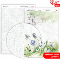 Papiery do scrapbookingu Wild Flowers A4 | różne motywy | Artmie