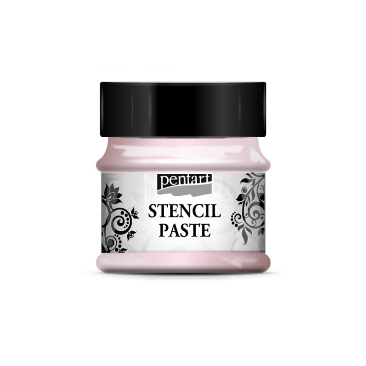 Pasta strukturalna perłowa 50ml Stencil paste Pentart | różne kolory