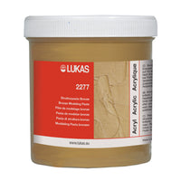 Pasta strukturalna LUKAS metaliczna 250 ml – brązowa