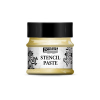 Pasta strukturalna perłowa 50ml Stencil paste Pentart | różne kolory | Artmie