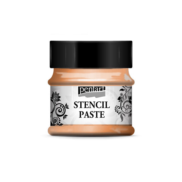 Pasta strukturalna perłowa 50ml Stencil paste Pentart | różne kolory | Artmie