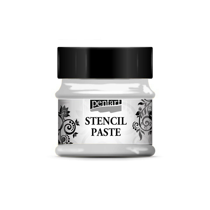 Pasta szablonowa metaliczna 50ml Stencil paste Pentart | różne kolory | Artmie