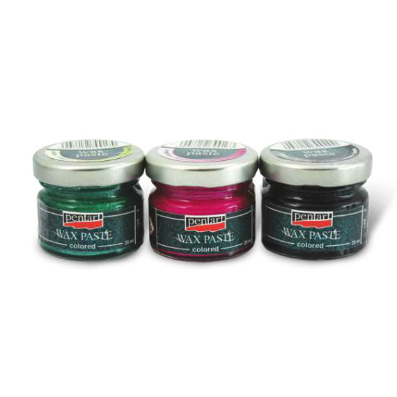 Pasta woskowa kolorowa 20 ml | różne kolory | Artmie