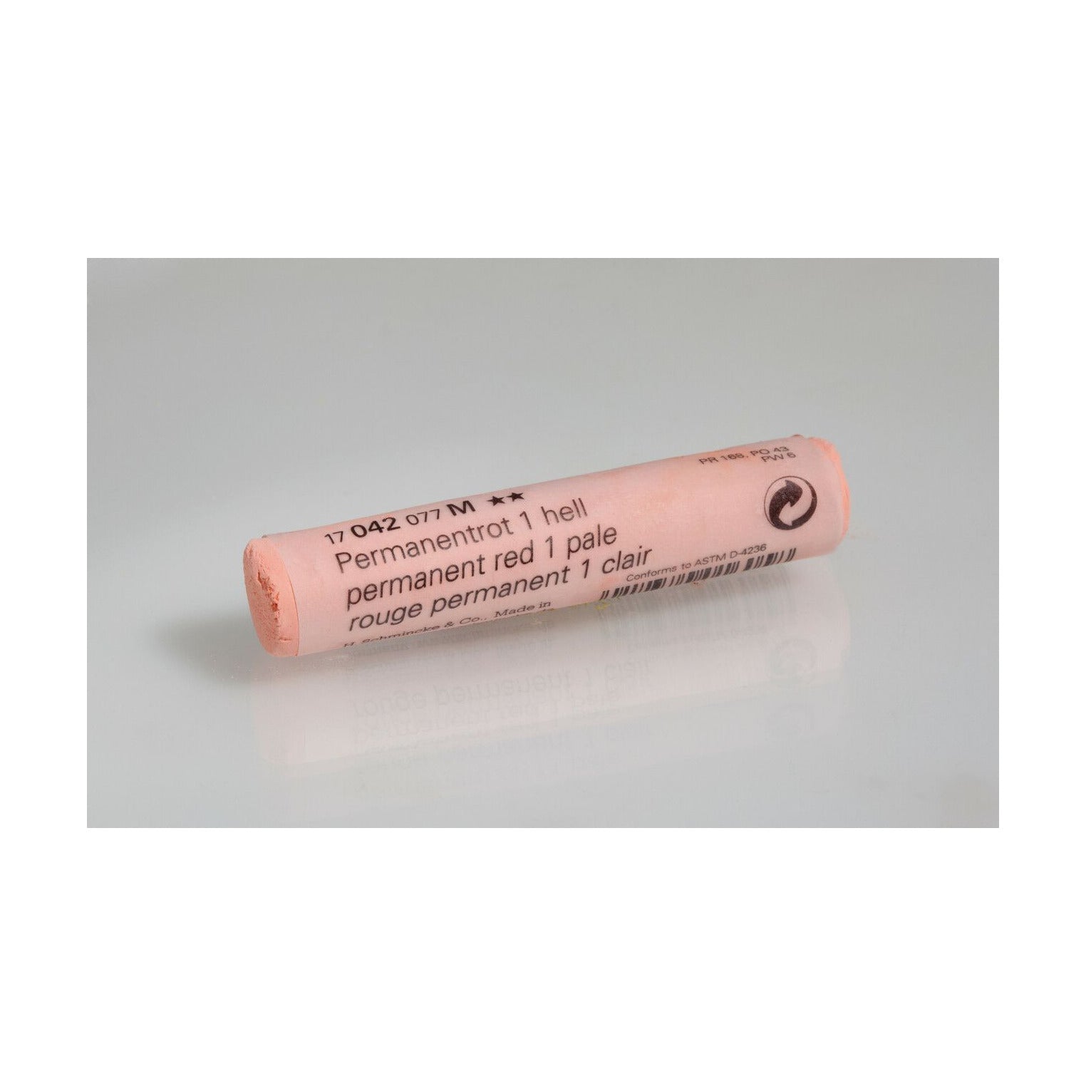 Pastel suchy Schmincke FINEST EXTRA-SOFT – Seria 1 – 042 M permanent red 1 pale