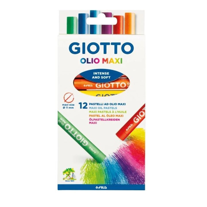 Pastele olejne GIOTTO OLIO MAXI 12 szt. | Artmie
