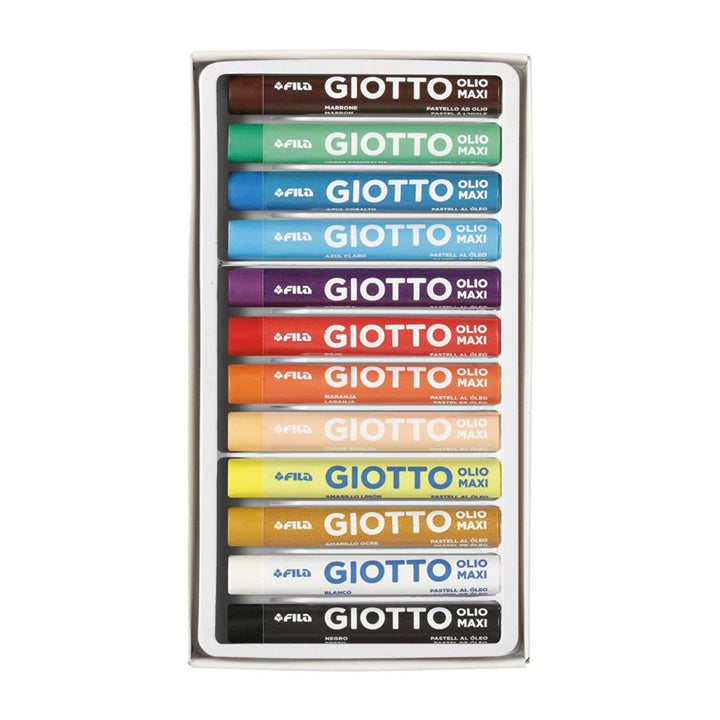 Pastele olejne GIOTTO OLIO MAXI 12 szt. | Artmie