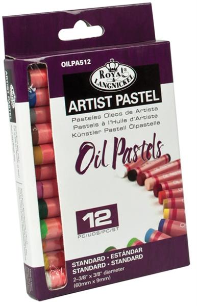 Pastele olejne STANDARD Royal & Langnickel set 12 kredek | Artmie