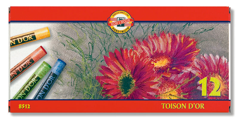 Pastele suche Toison D'or Koh-I-Noor / 12 szt pasteli | Artmie
