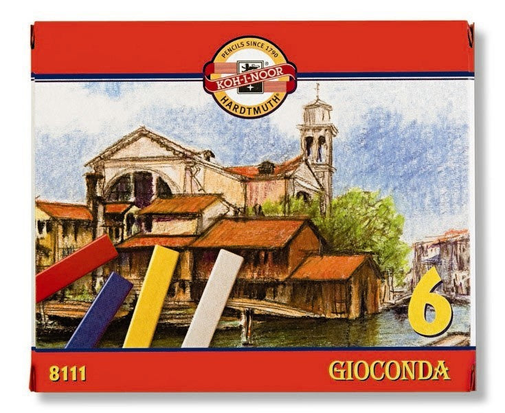 Pastele twarde Gioconda 8111 / 6 kolorów | Artmie