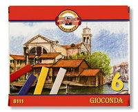 Pastele twarde Gioconda 8111 / 6 kolorów | Artmie