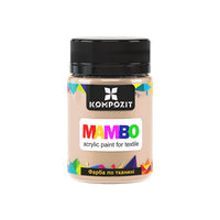 Pastelowa farba do tkanin i skóry MAMBO 50 ml – 102 waniliowa