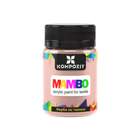 Pastelowa farba do tkanin i skóry MAMBO 50 ml – 109 karmelowobeżowa