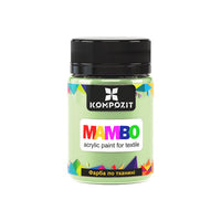 Pastelowa farba do tkanin i skóry MAMBO 50 ml – 117 pistacjowa