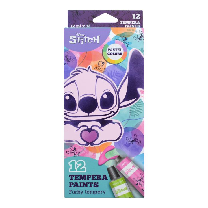 Pastelowe farby temperowe Disney Stitch | Artmie