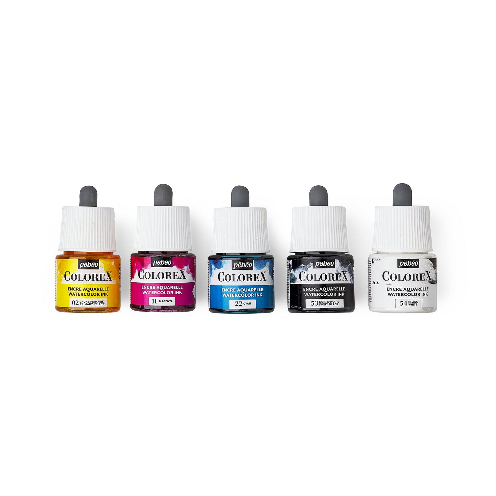 Pebeo Colorex zestaw tuszy akwarelowych 5 x 45 ml