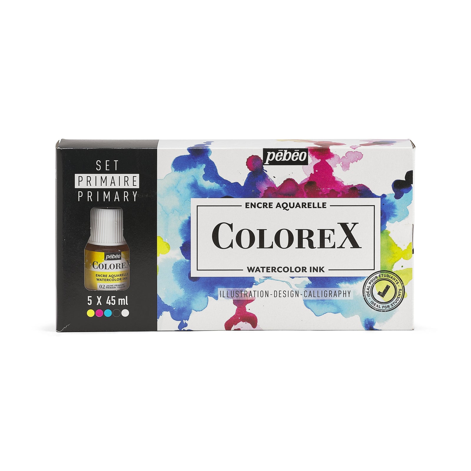 Pebeo Colorex zestaw tuszy akwarelowych 5 x 45 ml