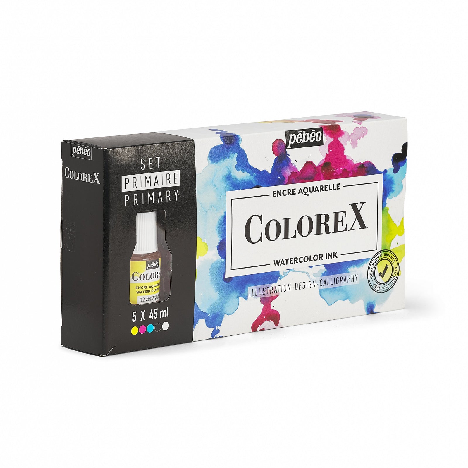 Pebeo Colorex zestaw tuszy akwarelowych 5 x 45 ml