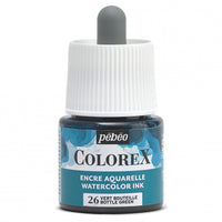 Pebeo Colorex akwarela w płynie 45 ml – Zieleń butelkowa