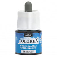 Pebeo Colorex akwarela w płynie 45 ml – Błękit chiński