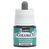 Pebeo Colorex akwarela w płynie 45 ml – Zieleń szmaragdowa